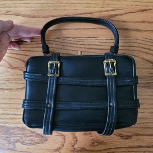 Vintage Black Verdi Handbag from the 1960s